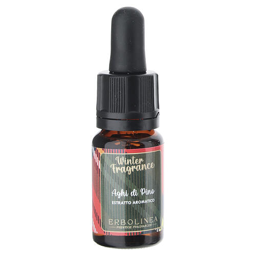 Huile essentielle avec compte-gouttes Winter Fragrance « Aiguilles de pin » Erbolinea 10 ml 3