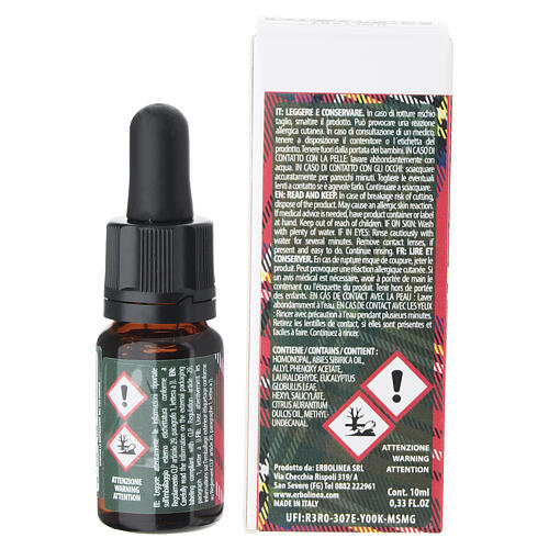 Olio essenziale con contagocce Winter Fragrance "Aghi di pino" Erbolinea 10 ml 4