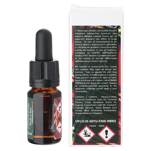 Olio essenziale con contagocce Winter Fragrance "Bosco Incantato" 10 ml Erbolinea 4