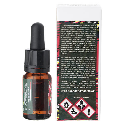 Winter Fragrance aromatic essential oil "Christmas cake" with dropper by Erbolinea, 10 ml 4