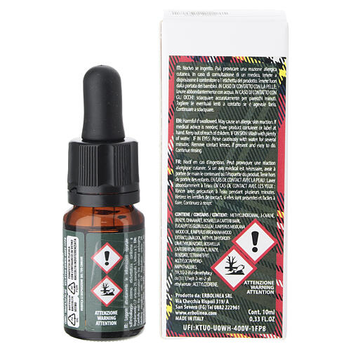 Olio essenziale aromatico contagocce Winter Fragrance "Foresta Innevata" Erbolinea 10 ml 4