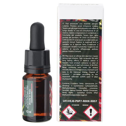 Mirtillo Speziato olio essenziale aromatico contagocce Winter Fragrance Erbolinea 10 ml 4