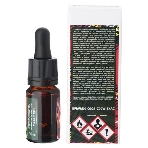 Óleo essencial aromático com conta-gotas Winter Fragrance "Sabores de Inverno" 10 ml Erbolinea 4