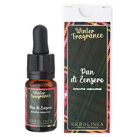 Olio aromatico contagocce Winter Fragrance Erbolinea "Pan di Zenzero" 10 ml