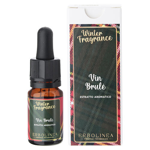 Winter Fragrance "Vin Brulé" olio essenziale aromatico Erbolinea con contagocce 10 ml 1