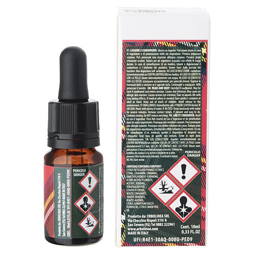 Extrait aromatique Winter Fragrance « Panettone Artisanal » avec compte-gouttes 10 ml Erbolinea 4