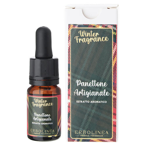 Panettone Artigianale olio essenziale aromatico Erbolinea con contagocce Winter Fragrance 10 ml 1
