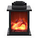 Square LED decorative fireplace 15x10x10 cm s1