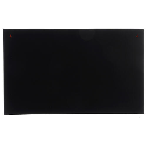 Black stove with flame effect LED light 50x80x10 cm 4