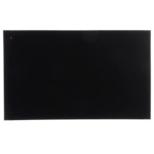 Black stove with flame effect LED light 50x80x10 cm 5