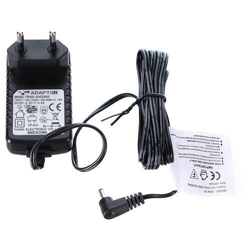 Cheminée LED effet flamme noire 50x80x10 cm 6