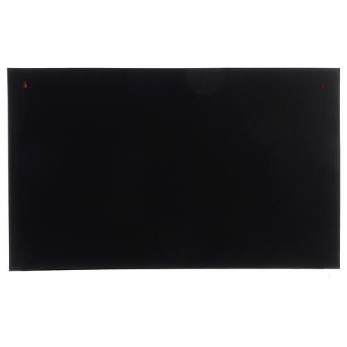Kominek LED efekt płomienia, kolor czarny, 50x80x10 cm 4