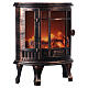 Old stove with LED fire effect 30x25x15 cm s3