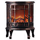 Chimenea envejecida led efecto llama 30x25x15 cm s1