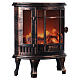 Chimenea envejecida led efecto llama 30x25x15 cm s4