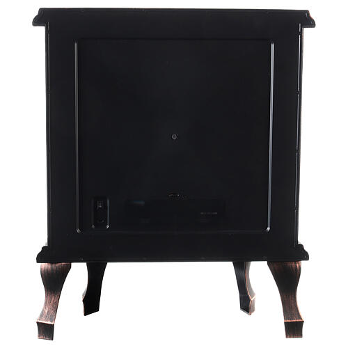 Old stove with LED flame effect 55x45x24 cm 4