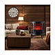 Caminetto antico effetto fiamma led 55x45x24 cm s2