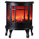 Antiga lareira LED efeito chama 55x45x25 cm s2