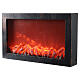 Stove with flame effect LED light 40x60x10 cm s2