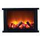 Fireplace with LED fire effect 20x30x10 cm s1