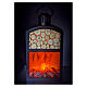 LED lantern with flame effect, 14x8x4 in s2