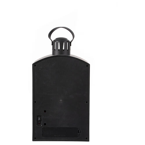 Lanterna LED efeito chama 35x20x10 cm 6