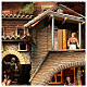 Presépio completo aldeia popular com figuras Moranduzzo, 8 módulos medidas: 100x320x120 cm s10