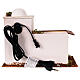 Locanda araba sughero con luce 15x20x10 cm presepe 6-8 cm s8