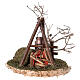 Campfire with REAL fire flickering effect 200V for nativity 8-10-12 cm s1