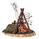 Campfire with REAL fire flickering effect 200V for nativity 8-10-12 cm s2