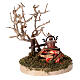 REAL campfire with LED flickering flame 4.5V for 8-10 cm nativity scene s1