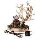REAL campfire with LED flickering flame 4.5V for 8-10 cm nativity scene s4