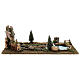 Pond with bridge and sheep, 20x25x55 cm for 6-8 cm Nativity Scenes s1