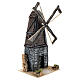 Working windmill figurine, for 4-6 cm nativity 20x10x15 cm in resin s2