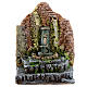 Working fountain in masonry Nativity Scene 10-12 cm 14x13x12 cm s1