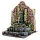 Fountain figurine with brickwork, for 10-12 cm nativity 15x15x10 cm s3