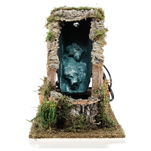 Waterfall figurine with working pump, 8-10 cm nativity 15x10x25 cm 1