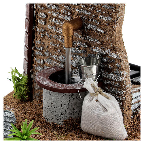 Fountain figure with pump, 15x15x15 cm for 8-10 cm nativity 2