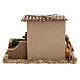 Straw barn and fence 13x19x15 cm nativity scenes 8-10 cm s6
