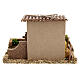 Stable with straw fence, 15x20x15 cm 8-10 cm nativity s6