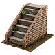 Escada degraus tijolos de cortiça para presépio com figuras altura média 8-12 cm, medidas: 16x20x15 cm s2