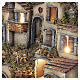 Village with square between the rocks lights 50x30x40 cm Neapolitan Nativity Scene for figurines of 10-12 cm average height s3