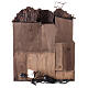 Borgo presepe napoletano balconate illuminato fontana 50x40x30 statue 10-12 cm s5