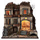 Illuminated village for Neapolitan Nativity Scene 50x50x40 cm for figurines of 10 cm average height s1