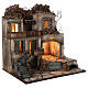 Illuminated village for Neapolitan Nativity Scene 50x50x40 cm for figurines of 10 cm average height s3