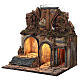 Neapolitan Nativity Scene village ruined arch lights 60x50x40 cm for figurines of 10 cm average height s2
