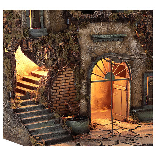 Szkic grobu neapolitańskiego, portyk fontanny, 60x50x40, statuetki 10 cm 2