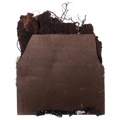 Szkic grobu neapolitańskiego, portyk fontanny, 60x50x40, statuetki 10 cm 5