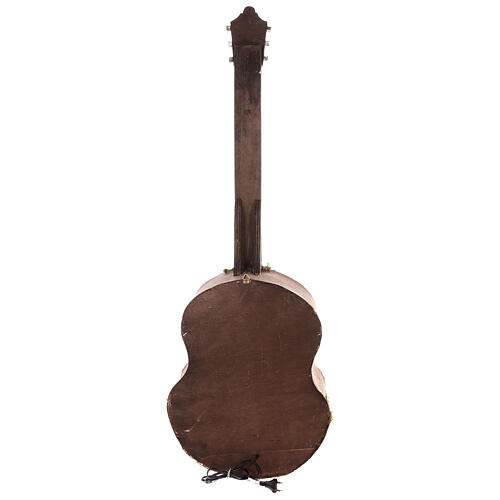 Komplettkrippe in Gitarrenform, Terrakotta-Figuren, 6 cm Krippe, neapolitanischer Stil, 125x50x20 cm 9