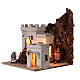 Arab setting (A) white houses for Neapolitan Nativity Scene with 8 cm figurines 35x35x35 cm s3
